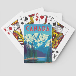 Beautiful Canadian Mountains Playing Cards Pokerkaarten