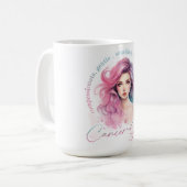 Beautiful Cancer Girl With Traits Koffiemok (Voorkant links)