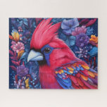 Beautiful Cardinal Bird Legpuzzel<br><div class="desc">Beautiful Cardinal Bird
Art/illustration
colorful
customizable</div>