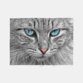 Beautiful Cat Close-up Fleece Deken (Voorkant (Horizontaal))