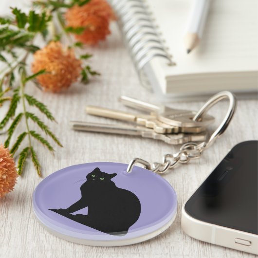 Beautiful Cat Sleutelhanger (Voorkant Rechts)