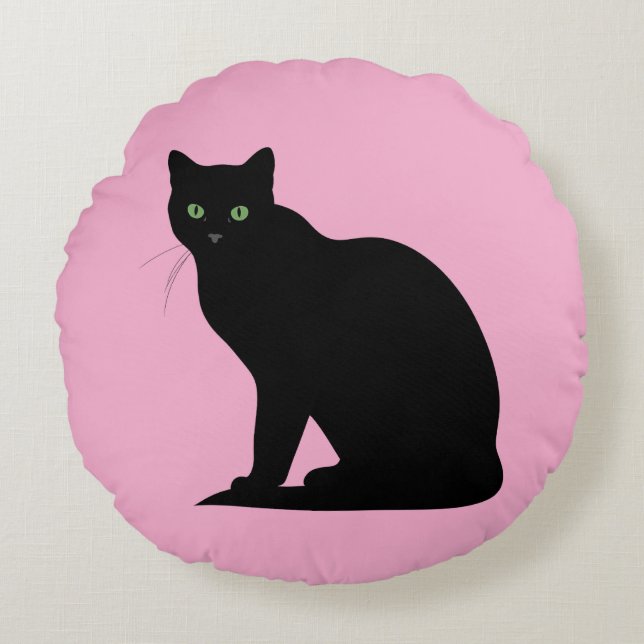 Beautiful Cats Rond Kussen (Voorkant)