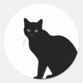 Beautiful Cats Ronde Sticker (Voorkant)