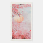 Beautiful Cherry Blossom Watercolor Servet (Voorkant)