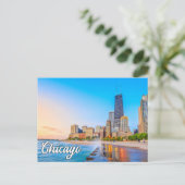 Beautiful Chicago, Illinois, Verenigde Staten Briefkaart (Staand voorkant)