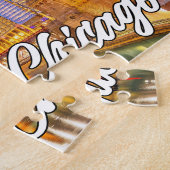 Beautiful Chicago, Illinois, Verenigde Staten Legpuzzel (Zijkant)