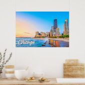 Beautiful Chicago, Illinois, Verenigde Staten Poster (Keuken)