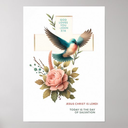 Beautiful Christian Wall Art Digital Download Poster (Voorkant)