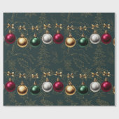 Beautiful Christmas Bauble Ornament   Cadeaupapier (Vlak)