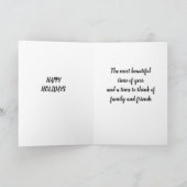 **BEAUTIFUL CHRISTMAS DECOR WIST VOOR U** KAART (Binnen)