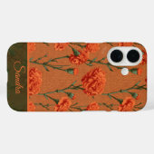 Beautiful Christmas Gift Carnation Custom Case-Mate iPhone Case (Achterkant (horizontaal))