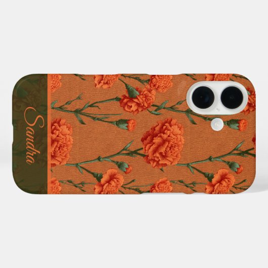 Beautiful Christmas Gift Carnation Custom Case-Mate iPhone Case (Achterkant (horizontaal))