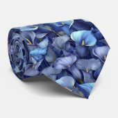 Beautiful Christmas Gift For Boyfriend Calla Lilie Stropdas (Opgerold)