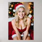 Beautiful Christmas Girl Poster (Voorkant)