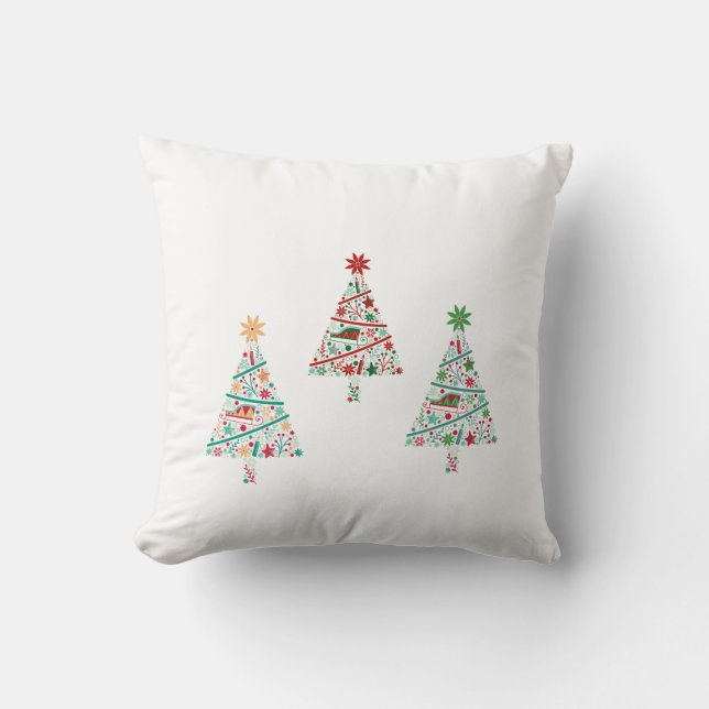 🏠 “Beautiful Christmas Throw Pillow | Elegant Hol Kussen (Voorkant)
