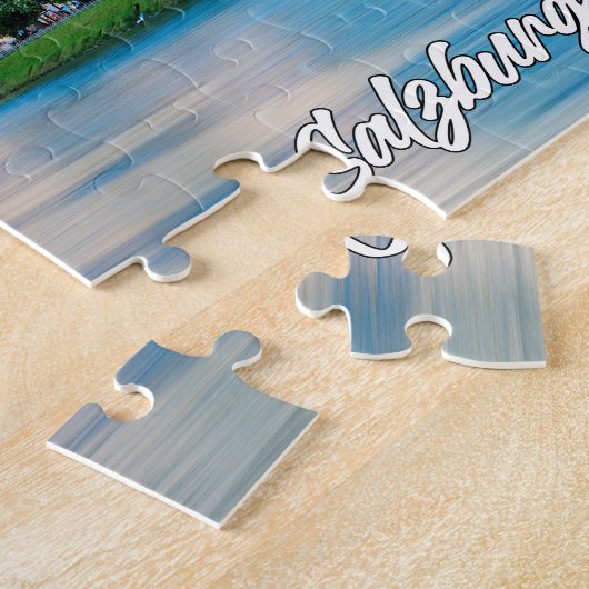 Beautiful City Of Salzburg, Austria Legpuzzel (Zijkant)