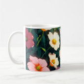 Beautiful colorful anime flowers koffiemok (Links)