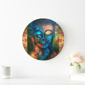 Beautiful Colorful Buddha Grote Klok (Huis)