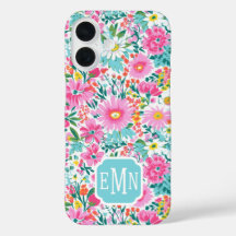 Beautiful Colorful Garden Monogrammed
