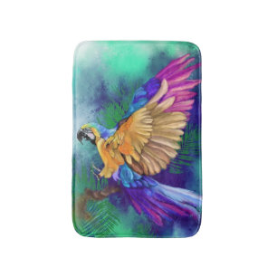 Beautiful Colors Parrot Bath Mat