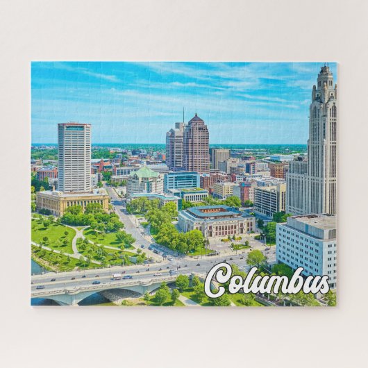 Beautiful Columbus, Ohio, Verenigde Staten Legpuzzel (Horizontaal)