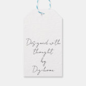 Beautiful Cosmetics inspired Cadeaulabel (Achterkant)