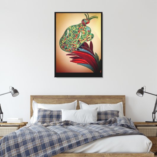 Beautiful Creature Plant Canvas Print (Insitu (Slaapkamer))