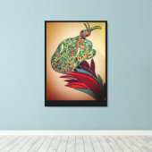 Beautiful Creature Plant Stretched Canvas Print (Insitu (Houten vloer))