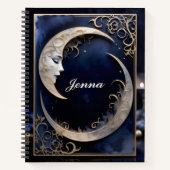 Beautiful Crescent Moon Notitieboek (Voorkant)
