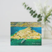 Beautiful Crete Greece Scenery Oil Paint Briefkaart (Staand voorkant)