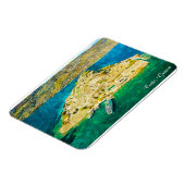 Beautiful Crete Greece Scenery Oil Paint Magneet (Linkerzijde)