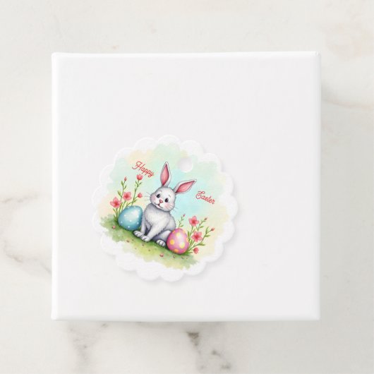 Beautiful Cute Easter Bunny Collection Bedankjes Labels (In situ)