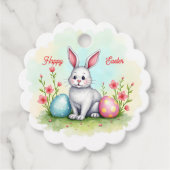Beautiful Cute Easter Bunny Collection Bedankjes Labels (Voorkant)