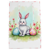 Beautiful Cute Easter Bunny Collection Medium Cadeauzakje (Achterkant)