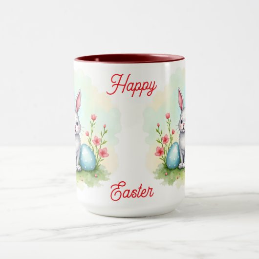 Beautiful Cute Easter Bunny Collection Mok (Midden)