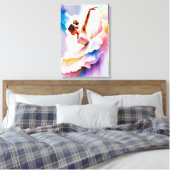Beautiful dancer canvas afdruk (Insitu (Slaapkamer))