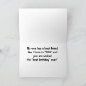 BEAUTIFUL DAY-BECAUSE IT IS "YOUR BIRTHDAY" CARD KAART (Binnen)