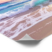 Beautiful Day Ocean Wonders at the Seashore Beach Poster (Hoek)