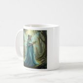 Beautiful December Turquoise Fairy Koffiemok (Voorkant links)