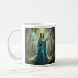 Beautiful December Turquoise Fairy Koffiemok