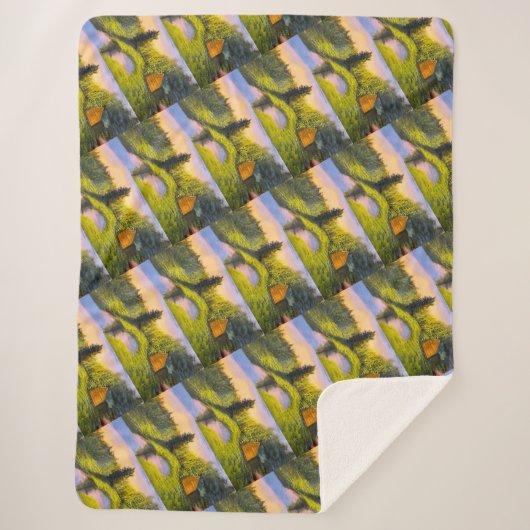 Beautiful design for unique experience sherpa deken (Voorkant)