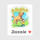 beautiful design humor  sticker (Vel)