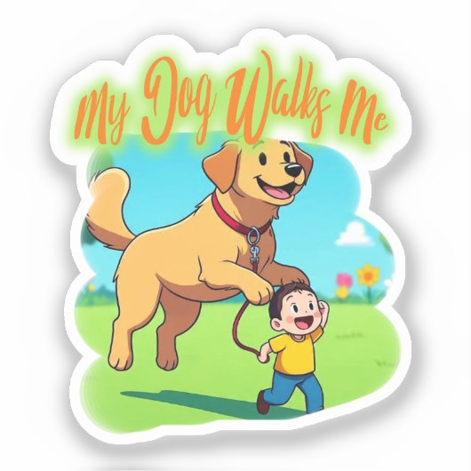 beautiful design humor sticker (Voorkant)