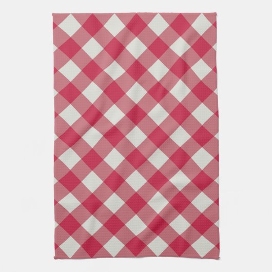 Beautiful Diamond Gingham Pattern Tea Towel Theedoek (Verticaal)