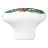 Beautiful Dolphin Door Knob - Ceramic Keramische Knop (Zijkant)