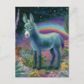 Beautiful Donkey at Night Briefkaart (Voorkant)