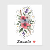 Beautiful Dragonfly Watercolor Art Insect Lover Ea Sticker (Vel)