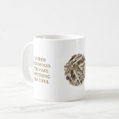 BEAUTIFUL DRIFTWOOD MUG WITH DRIFTWOOD THEME KOFFIEMOK (Voorkant links)