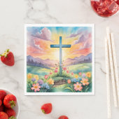 Beautiful Easter Watercolor Art Servet (Insitu)