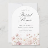 Beautiful Elegant Floral Bridal Shower Kaart (Voorkant)